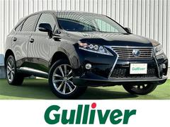 RX RX450h バージョンL 禁煙車 純正ナビ バックカメラ エアサスペンション HUD 衝突被害軽減 ACC クリアランスソナー ステアリングヒーター シートヒーター シートメモリー ETC 純正19インチAW 100V電源 中古車画像