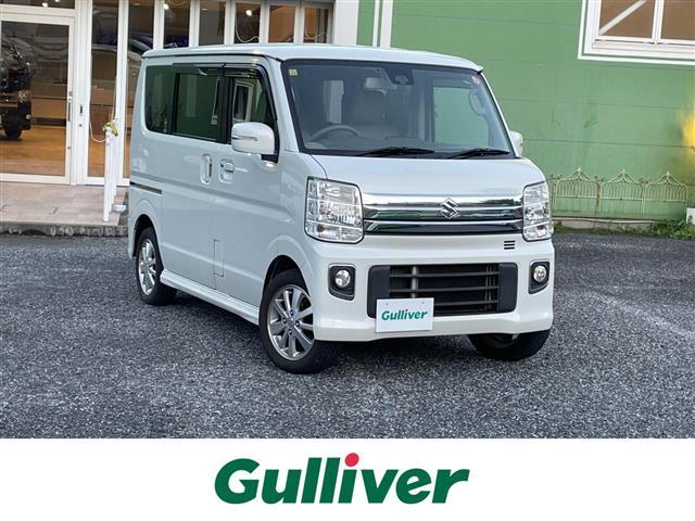 エブリイワゴン(スズキ) ＰＺターボスペシャル　AftermarketナビＴＶ　バックカメラ　ＥＴＣ　両側パワースライドドア　左オートステップ　衝突軽減ブレーキ　ＨＩＤライト　プッシュスタート　スマートキー 中古車画像