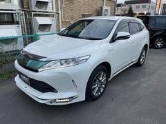 ハリアーハイブリッド プログレス 4WD トヨタセーフティセンス 純正ナビ 全方位カメラ TRDフルエアロ レーダークルーズ 運転席電動シート 電動リアゲート ハーフレザーシート 純正18インチアルミホイール LEDヘッドライト 中古車画像