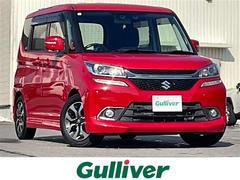 ソリオバンディット ハイブリッドMV 4WD/禁煙車/純正メモリナビ/BT/フルセグ/全方位カメラ/デュアルカメラブレーキサポート/レーンキープ/クルーズコントロール/アイドリングストップ/両側電動ドア/シートヒーター/LEDヘッドライト 中古車画像