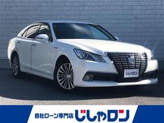 クラウンハイブリッド ロイヤルサルーン 禁煙車/カーナビ/Bluetooth/スマートキー/プッシュスタート/バックカメラ/ETC/クルーズコントロール/コーナーセンサー/ドライブレコーダー/パワーシート/シートヒーター/オートライト 中古車画像