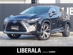 RX RX450hL ワンオーナーレクサスセーフティプラスPCSLKABSMRCTAヘッドアップD純正ナビフ ルセグTVパノラマビューモニターインテリジェントクリアランスソナーブラウンレザーシートパワーシートシートヒーター 中古車画像