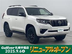 ランドクルーザープラド TX Lパッケージ・ブラックエディション スマートキー&プッシュスタート/寒冷地仕様/純正ナビ(TV/BT/AppleCarPlay/AndroidAuto)/全方位カメラ/リアスポイラー/革シート/前席パワーシート&シートヒーター/クルコン 中古車画像