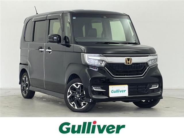 Ｎ−ＢＯＸカスタム(ホンダ) Ｇ・Ｌターボホンダセンシング　両側パワースライドドア　純正ギャザーズナビ　バックカメラ　ハーフレザーシート　シートヒーター　ドライブレコーダー　ビルトインＥＴＣ　ＬＥＤヘッドライト　スマートキー　外ＡＷ冬タイヤ車載　４ＷＤ　ターボ 中古車画像