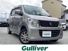 ワゴンR FXリミテッド 衝突軽減ブレーキ 盗難防止装置 ステアリングリモコン オートライト オートエアコン プッシュスタート 12V電源 社外13インチアルミホイール 純正フロアマット 取扱説明書 中古車画像