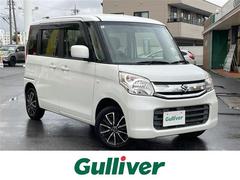 スペーシア Gリミテッド ★4WD★社外ナビ・Bluetooth/CD/DVD/TV★社外ETC★純正フロアマット★前席シートヒーター★片側パワースライドドア★社外14インチAW★ドアバイザー★電格ミラー★ 中古車画像