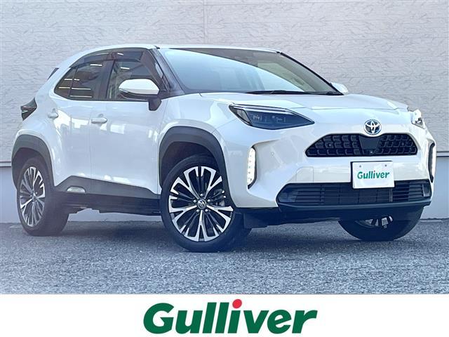 ヤリスクロス ハイブリッドZ 1オーナー 純正ナビ BT/CD/DVD/USB/TV 360カメラ 前後ドラレコ 半革 シートヒーター 電動シート ACC LKA BSM 純正マット 純正AW 電動リアゲート スペアキー ETC(1枚目)