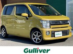 ワゴンR ハイブリッドFX ワンオーナー 前席シートヒーター フルセグテレビ バックカメラ アイドリングストップ ドアバイザー プッシュスタート ETC スマートキー オートライト プッシュスタート 純正フロアマット 中古車画像