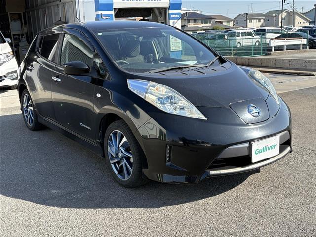 リーフ(日産) Ｘ　エアロスタイル　ナビ（ＣＤ／ＤＶＤ／ＢＴ）　バックカメラ　フルセグテレビ　シートヒーター　クルーズコントロール　ステアリングヒーター　ドライブレコーダー　ＥＴＣ　フロアマット 中古車画像