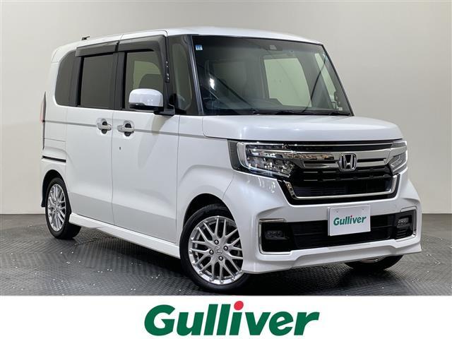 Ｎ−ＢＯＸカスタム(ホンダ) Ｌターボ　純正８型ナビ　ハーフレザーシート　両側電動スライドドア　ドライブレコーダー　コーナーセンサー　アダプティブクルーズコントロール　衝突被害軽減ブレーキ　シートヒーター　ＬＥＤヘッドライト　禁煙車 中古車画像