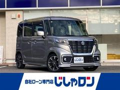 スペーシアカスタム ハイブリッドXS 社外SDナビ フルセグTV Bluetooth接続 CD DVD ミュージックサーバー 両側パワースライドドア 衝突軽減ブレーキ LEDヘッドライト オートライト プッシュスタート&スマートキー 中古車画像