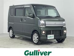 エブリイワゴン PZターボ 純正ナビバックカメラスズキセーフティサポート片側パワースライドドアアイドリングストップUSB充電ソケットD席シートヒーターLEDヘッドライトオートライトレベライザースマートキースペアキー 中古車画像