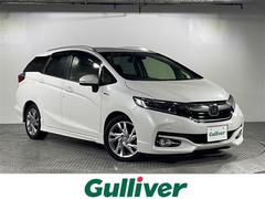 シャトル ハイブリッドZ ホンダセンシング 禁煙車 ホンダセンシング 純正ナビ CD DVD Bluetooth フルセグTV 純正前後ドライブレコーダー バックカメラ レーンキープアシスト コーナーセンサー パドルシフト ハーフレザーシート 中古車画像