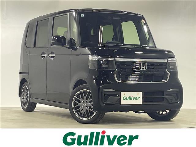 Ｎ−ＢＯＸカスタム(ホンダ) ターボ　届出済未使用車　ホンダセンシング　両側パワースライドドア　クルーズコントロール　バックカメラ　スペアキー１本　スマートキー　ハーフレザーシート　シートヒーター　コーナーセンサー　純正１５ＡＷ 中古車画像