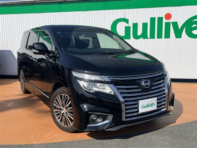 エルグランド(日産) ２５０ハイウェイスターＳ　横滑り防止　両側パワ−スライドドア　ワンオ−ナ−車　Ｂｌｕｅｔｏｏｔｈ対応　クルコン　インテリキー　３列シート　Ｂカメラ　ＬＥＤヘッドランプ　サイドカーテンエアバック　エアロ　リアエアコン　ＥＴＣ 中古車画像