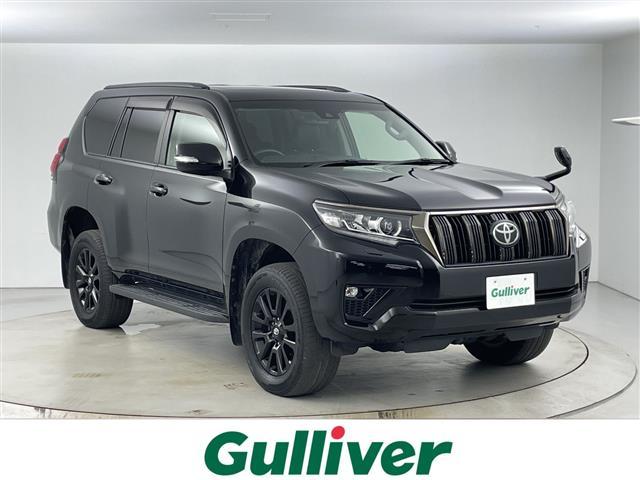 ランドクルーザープラド(トヨタ) ＴＸ　Ｌパッケージ・ブラックエディション　禁煙車　４ＷＤ　純正９インチナビ　サンルーフ　本革シート　シートヒーター　シートベンチレーション　バックカメラ　衝突軽減ブレーキ　電動格納サードシート　パーキングセンサー　レーダークルーズコントロール 中古車画像