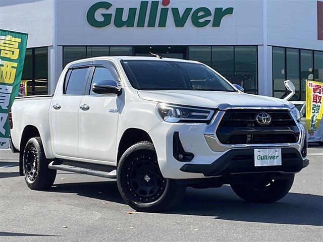 ハイラックス(トヨタ) Ｚ　禁煙車／純正ナビ（ＣＤ／ＤＶＤ／フルセグＴＶ／Ｂｌｕｅｔｏｏｔｈ）／バックカメラ／ＥＴＣ／革巻きステアリング／ステアリングスイッチ／アイドリングストップ／ＬＥＤヘッドライト／オートライト 中古車画像