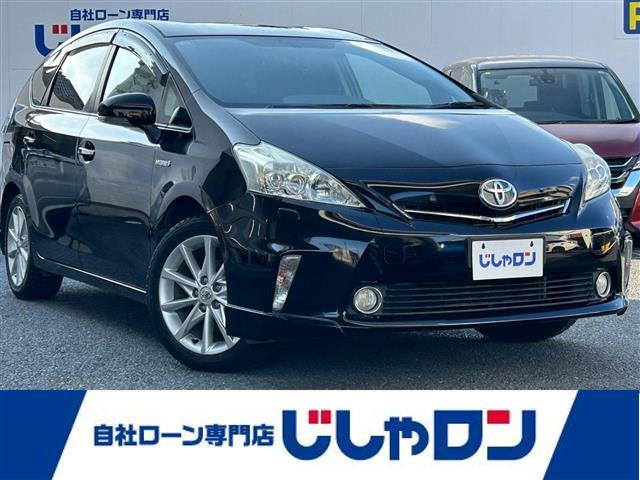プリウスアルファ(トヨタ) Ｓツーリングセレクション　◇Aftermarketメモリナビ◇フルセグＴＶ◇クルーズコントロール◇ビルトインＥＴＣ◇バックカメラ◇スタッドレスタイヤ◇純正１７インチＡＷ◇ドライブモード◇革巻きステアリング◇ステアリングリモコン◇オートライト 中古車画像