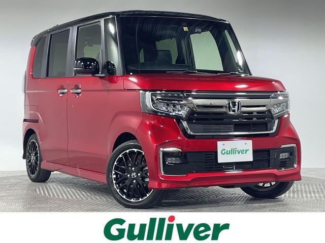 Ｎ−ＢＯＸカスタム(ホンダ) Ｌターボ　純正８型ナビ　Ｂカメラ　Ｈセンシング　両側電動　コーディネートスタイル　ＬＥＤヘッド／フォグランプ　コンビシート　前席シートヒーター　革巻ステアリング　パドルシフト　リアセンサー　前後ドラレコ　ＥＴＣ 中古車画像