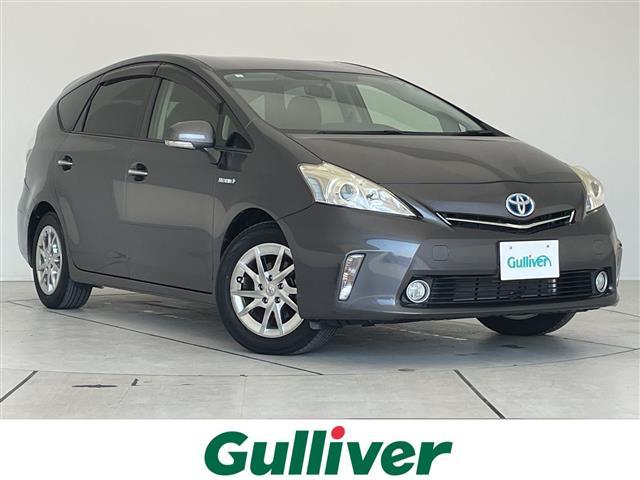 プリウスアルファ(トヨタ) Ｓ　チューン　ブラック　ＳＤナビ　バックカメラ　オートライト　ＥＴＣ　フルセグ　ＣＤ　ＤＶＤ　Ｂｌｕｅｔｏｏｔｈ　ステアリングスイッチ　スマートキー　プッシュスタート 中古車画像