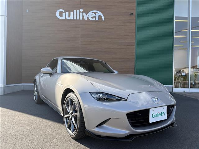 ロードスターＲＦ(マツダ) ＶＳ　テラコッタセレクション　／Ｆ６ＭＴ／ｉ−ＡＣＴＩＶＳＥＮＳＥ／茶革シート／純正メーカーナビ／フルセグＴＶ／バックカメラ／ＢＯＳＥ／ＢＬＩＴＳマフラー／電動オープン／シートヒーター／クルコン／ＬＥＤライト／スマートキー／ＥＴＣ 中古車画像