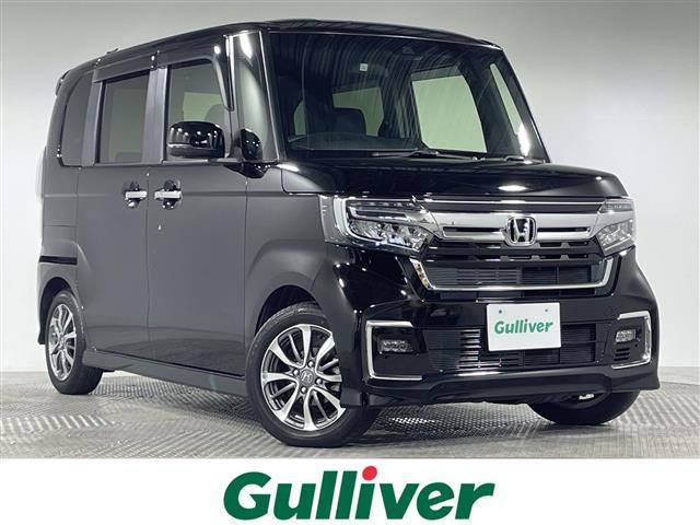 Ｎ−ＢＯＸカスタム(ホンダ) Ｌ　純正８型ナビ　バックカメラ　フルセグ　ホンダセンシング　片側電動　ＬＥＤヘッド／フォグランプ　アイドリングストップ　リアセンサー　前席シートヒーター　スマートキー　プッシュスタート　純正１５インチＡＷ 中古車画像