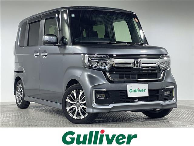 Ｎ−ＢＯＸカスタム(ホンダ) Ｌ　ホンダセンシング純正ナビ　バックカメラ　シートヒーター　ＥＣＯＮ　ＬＥＤヘッドライト　リアセンサー　純正前後ドライブレコーダー　ビルトインＥＴＣ　スマートキー　スペアキー　プッシュスタートボタン　ＡＷ 中古車画像