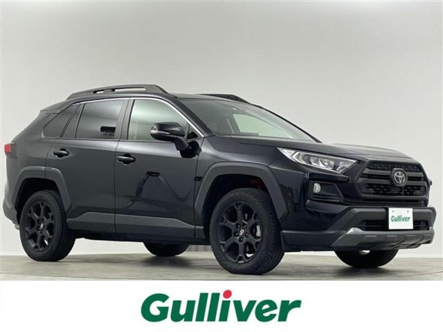 ＲＡＶ４(トヨタ) アドベンチャー　オフロードパッケージ　禁煙　純正９型ＤＡ　Ｂカメラ　追従走行　ＢＳＭ　ＥＴＣ　オートハイビーム　コーナーセンサー　ダウンヒルアシストコントロール　衝突軽減システム　レザーシート　パワーシート　フルセグ　スペアキー 中古車画像