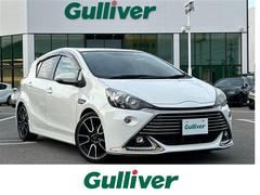 アクア G G’s 純ナビ フルセグTV クルコン Bカメラ ETC シートヒーター ハーフレザーシート ステアリングスイッチ LEDヘッドライト オートライト スマートキー スペアキー プッシュスタート 中古車画像