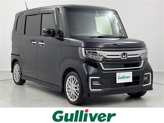 Ｎ−ＢＯＸカスタム(ホンダ) Ｌターボ　衝突軽減ブレーキ　フルセグＴＶ　純正ナビ　アダプティブクルーズコントロール　アイドリングストップ　ＥＴＣ　純正前後ドライブレコーダー　バックモニター　両側電動スライドドア　シートヒーター 中古車画像