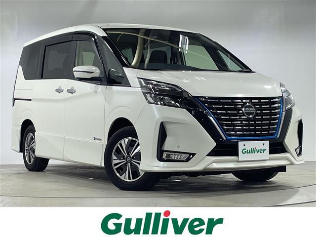 セレナ(日産) ｅ−パワー　ハイウェイスターＶ　プロパイロット　純正１０型ＳＤナビ　３６０°両側電動　ハンズフリーオートスライドドア　後席モニター　ＥＴＣ．２０　ＢＳＭ　ＬＥＤヘッドライト　前後ドラレコ　スマートキー　追従式クルコン　フロアマット 中古車画像