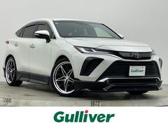 ハリアーハイブリッド Z GRエアロ TRD4本出マフラー RSRダウンサス WORK製21インチアルミ 純正12型ナビ JBL デジタルインナーミラー HUD BSM パワーバックドア 純正19AW/スタッドレスタイヤ車載 中古車画像