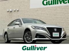 クラウンハイブリッド S Four エレガンススタイルII 純正メーカーナビ ミュージックプレイヤー接続可 バックカメラ 衝突被害軽減システム レーダークルーズコントロール ETC ドラレコ スマートキー パワーシート LEDヘッドランプ 純正アルミ 中古車画像