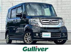 N-BOXカスタム G・Lパッケージ SDナビTV 左側パワースライドドア スマートキー フルセグTV Bluetooth DVD再生 横滑り防止装置 盗難防止装置 社外14インチアルミ ディスチャージヘッドライト 中古車画像