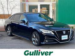 クラウンハイブリッド RS Four 4WD 純正ナビ フルセグ Bカメラ 前席パワーシート・ヒーター ステアリングヒーター 衝突軽減ブレーキ 追従クルーズコントロール アダプティブハイビーム レーンキープ 前後ドラレコ LEDライト 中古車画像