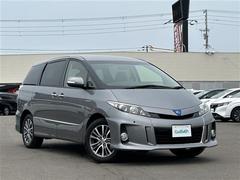 エスティマハイブリッド アエラス プレミアムエディション 純正ナビ フリップダウンモニター ETC 横滑り防止装置 両側パワースライドドア スマートキー 純正AW 横滑り防止装置 コーナーセンサー バックカメラ プッシュスタート 電格ミラー 中古車画像