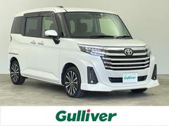 ルーミー カスタムG-T 禁煙 純正9型ナビ 追従クルコン ETC2.0 両側電動スライドドア 電動パーキングブレーキ プリクラッシュセーフティ 前席シートヒーター HDMI USBポート アラウンドビューモニター 中古車画像