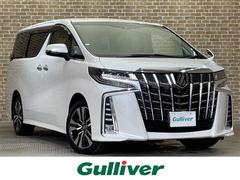 アルファード 2.5S Cパッケージ ワンオーナー 4WD 三眼LEDヘッドランプ 両側パワースライドドア パワーバックドア トヨタセーフティセンス シートヒーター シートベンチレーション デジタルインナーミラー AC100V100W 中古車画像