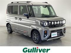 スペーシアギア ハイブリッドXZ 禁煙 スズキセーフティサポート レーダークルーズコントロール ヘッドアップディスプレイ 両側パワースライドドア シートヒーター ステアリングヒーター LEDヘッドライト 純正14インチAW 保証書 中古車画像