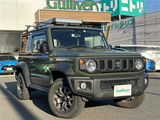 ジムニーシエラ(スズキ) ＪＣ　純正ナビ（Ｂｌｕｅｔｏｏｔｈ、ＣＤ、ＤＶＤ、ＴＶ）／バックカメラ／ＥＴＣ／ワンオーナー／４ＷＤ／クルコン／Ｄ＋Ｎ席シートヒーター／純正フロアマット／純正アルミホイール／ＬＥＤヘッド／ルーフレール 中古車画像