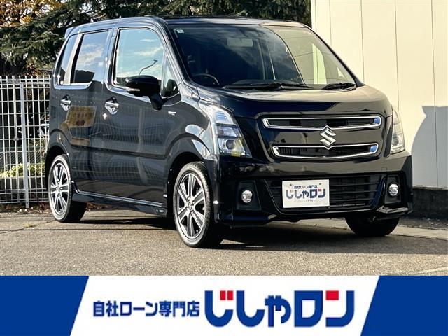 ワゴンＲスティングレー(スズキ) ハイブリッドＴ　Aftermarketディスプレイオーディオ／バックカメラ／ＥＴＣ／ステアリングリモコン／クルーズコントロール／パドルシフト付きＡＴ／ヘッドアップディスプレイ／フォグランプ／禁煙車 中古車画像