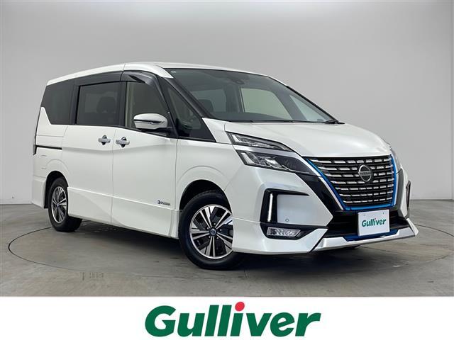 セレナ(日産) ｅ−パワー　ハイウェイスターＶ　１０型ナビ　ＴＶ　アラウンドビューモニター　フリップダウンモニター　ビルトインＥＴＣ　両側パワースライドドア　クルーズコントロール　エマージェンシーブレーキ　ドライブレコーダー　ＬＥＤヘッドライト 中古車画像