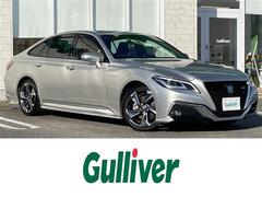 クラウンハイブリッド RSアドバンス 純正ナビ 全周囲カメラ バックカメラ パワーステアリング アイドリングストップ パワーウィンドウ プッシュスタート MTモード付AT パドルシフト 純正LEDヘッドライト パーキングアシスト ABS 中古車画像