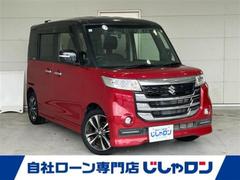 スペーシアカスタムZ ターボ 本土仕入 純正ナビ フルセグTV Bluetooth接続 ETC バックカメラ ドライブレコーダー 両側パワースライドドア 衝撃軽減ブレーキ オートライト プッシュスタート スマートキー スペアキー 中古車画像