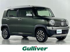 ハスラー JスタイルIIターボ 社外ナビ AM FM CD DVD BT SD 前後ドラレコ レーンキープアシスト アイドリングストップ クルコン デュアルカメラブレーキサポート パドルシフト ハーフレザー シートヒーター 中古車画像