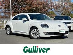 ザ・ビートル デザイン 1オーナー 純正ナビ ワンセグTV Bカメラ クルコン オートライト LEDライト ETC 社外前方ドラレコ スマートキー スペアキー 保証書 取説 中古車画像