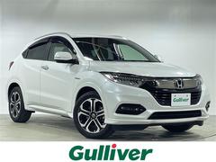 ヴェゼル ハイブリッドZ・ホンダセンシング 純正ナビ スペアキー1本 クルーズコントロール スマートキー ハーフレザーシート シートヒーター 純正フロアマット ビルトインETC レーンキープアシスト LEDヘッドライト オートライト 純正AW 中古車画像