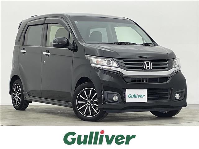 Ｎ−ＷＧＮカスタム(ホンダ) Ｇ・ターボパッケージ　純正ナビ　バックカメラ　ＥＴＣ　ハーフレザーシート　ＥＴＣ　ＨＩＤヘッドランプ　フォグランプ　ワンセグＴＶ　純正１４インチアルミ　スマートキー　フルオートエアコン　オートライト　禁煙車 中古車画像