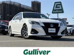 クラウンハイブリッド アスリートS 純正ナビ(CD/DVD/USB/AUX/BT) バックカメラ フルセグテレビ レーダークルーズコントロール テレビキャンセラー コーナーセンサー ETC ドライブレコーダー ステアリングヒーター 中古車画像