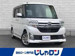 タント カスタムX 禁煙車/カーナビ/スマートキー/バプッシュスタート/片側パワースライドドア/アイドリングストップ/オートライト/電格ミラー/パワーウインドウ/後部座席サンシェード 中古車画像